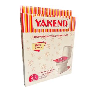 روکش توالت فرنگی یکبار مصرف یاکند مدل حل در آب بسته 20 عددی