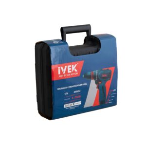 دریل شارژی براشلس ۱۲ ولت دوکاره ایوک مدل K-7222B