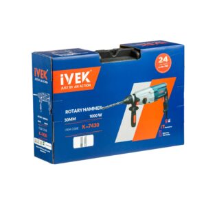 دریل بتن کن سه حالته چکشی نیم تنه فلزی ۱۰۰۰ وات ایوک مدل K-7430